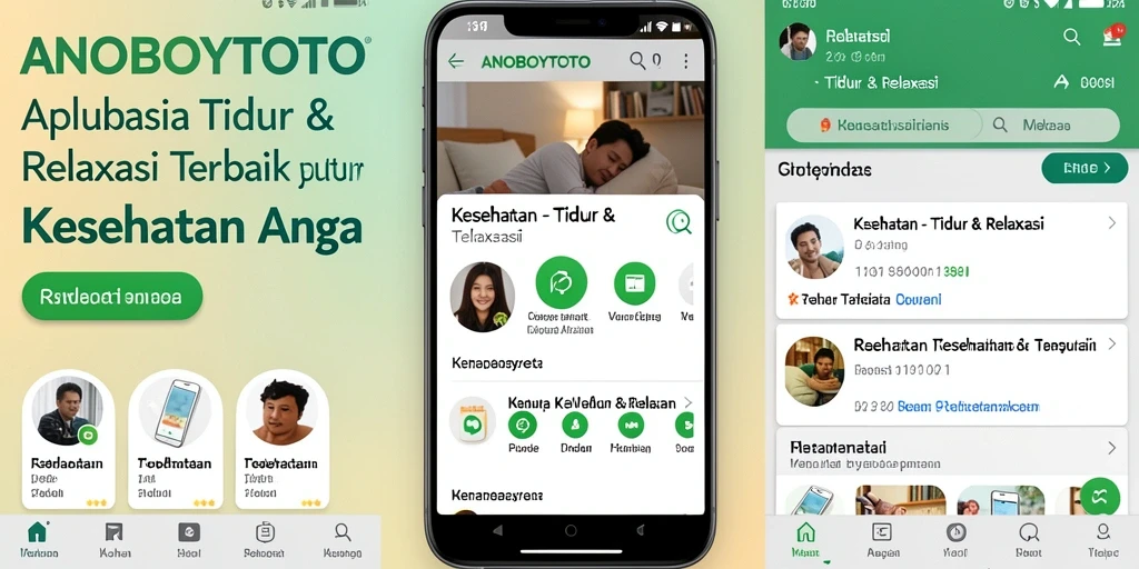 Antarmuka ANOBOYTOTO yang menenangkan untuk tidur dan relaksasi.
