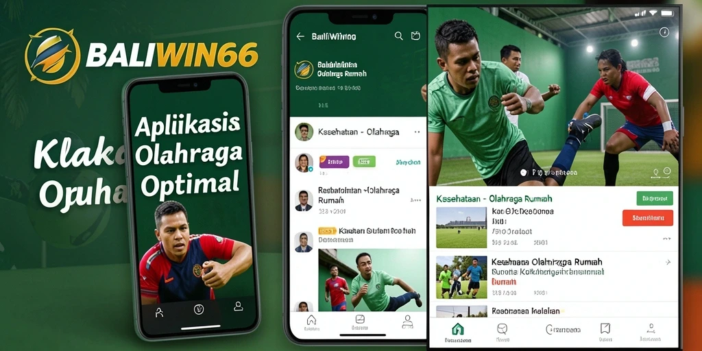 Tampilan antarmuka BALIWIN66 untuk olahraga rumah yang menarik dan user-friendly.
