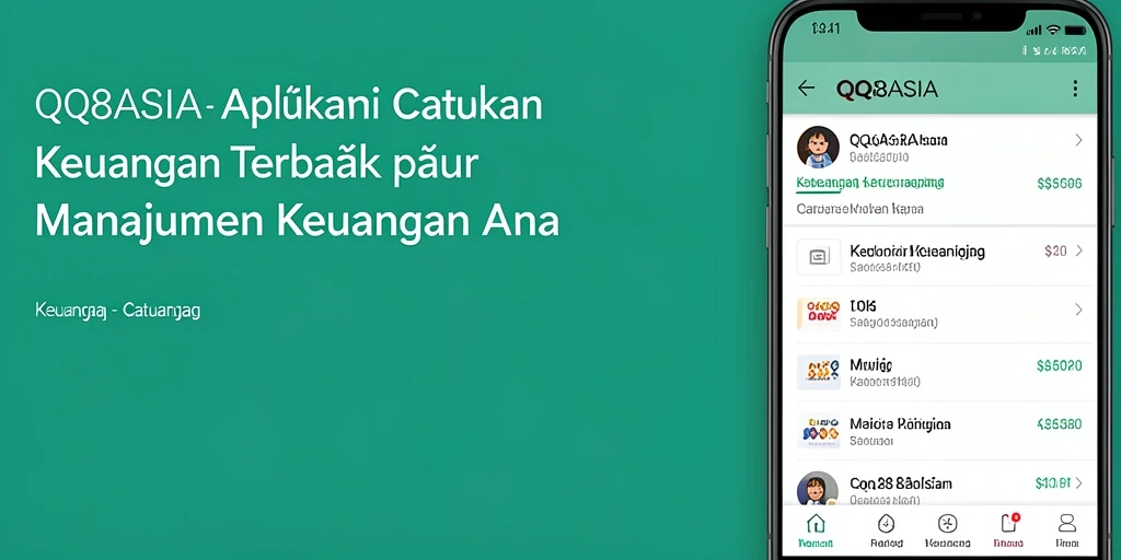 Tampilan antarmuka pengguna <strong>QQ88ASIA</strong> untuk Catatan Keuangan.