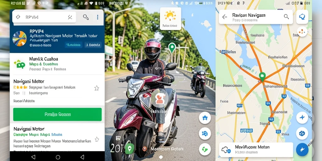 Antarmuka RPVIP4 menampilkan peta navigasi yang jelas dan fungsional.
